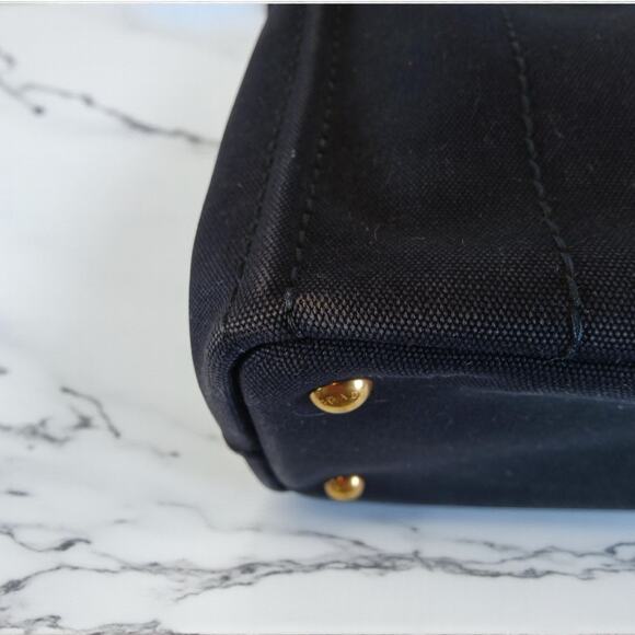 Authentic Prada Canupa Navy Blue Denim Tote Bag MSRP: $1500 - Picture 16 of 16